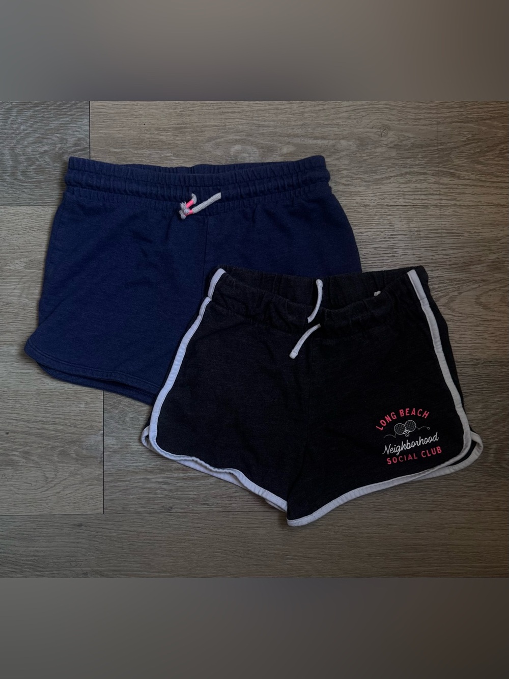2 pairs girls cotton shorts size Large (10/12) Old Navy, Cat & Jack
